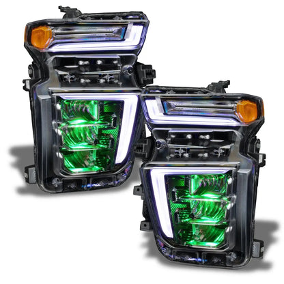 ORACLE Lighting 2020-2023 Chevrolet Silverado HD 2500/3500 ColorSHIFT Demon Eye RGB Upgrade by ORACLE Lighting