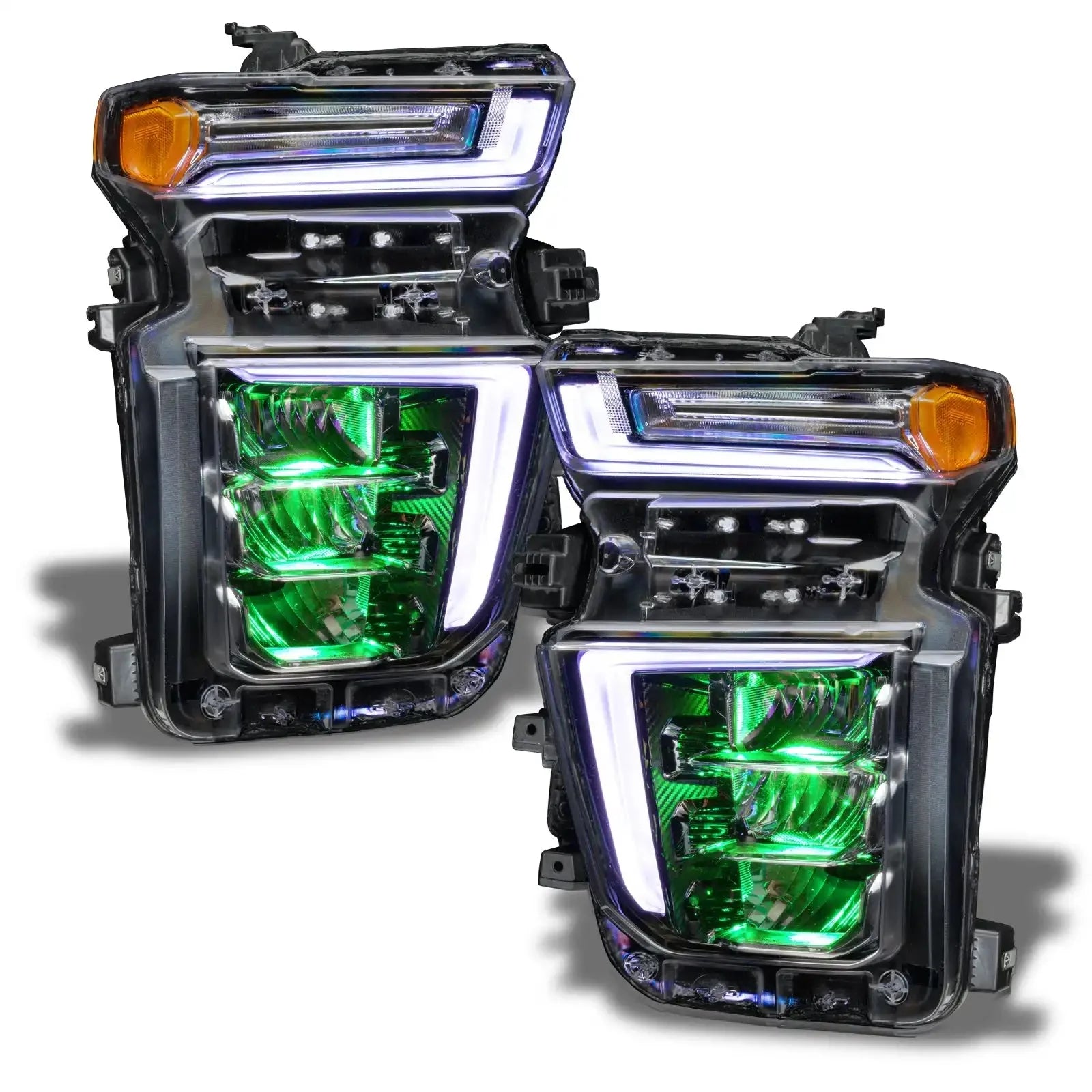 ORACLE Lighting 2020-2023 Chevrolet Silverado HD 2500/3500 ColorSHIFT Demon Eye RGB Upgrade by ORACLE Lighting