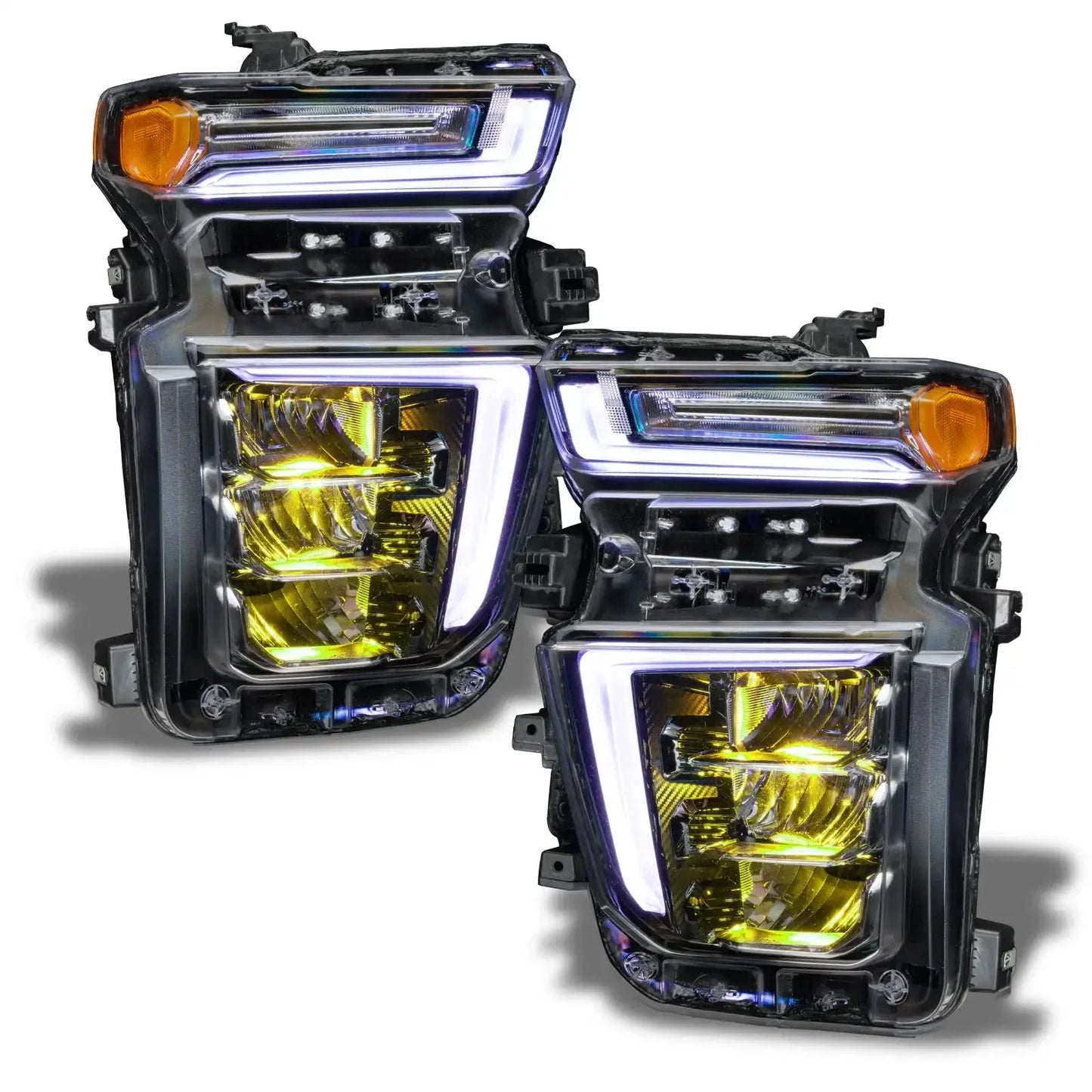 ORACLE Lighting 2020-2023 Chevrolet Silverado HD 2500/3500 ColorSHIFT Demon Eye RGB Upgrade by ORACLE Lighting