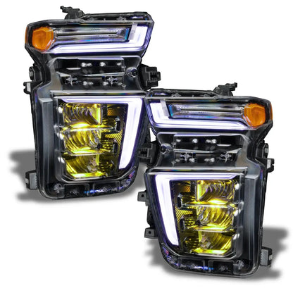 ORACLE Lighting 2020-2023 Chevrolet Silverado HD 2500/3500 ColorSHIFT Demon Eye RGB Upgrade by ORACLE Lighting