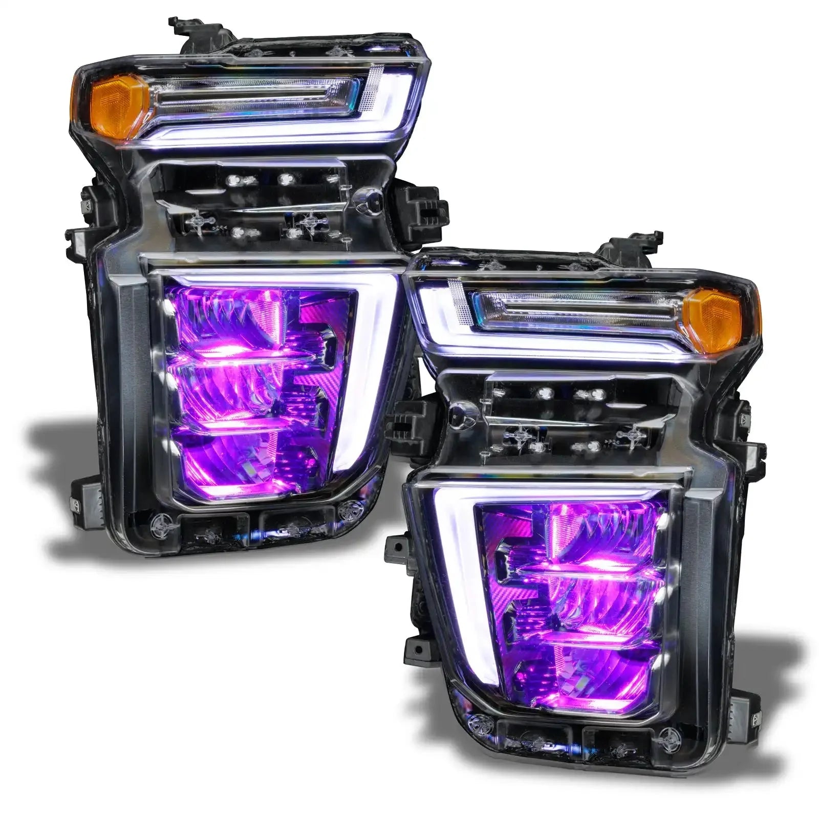 ORACLE Lighting 2020-2023 Chevrolet Silverado HD 2500/3500 ColorSHIFT Demon Eye RGB Upgrade by ORACLE Lighting