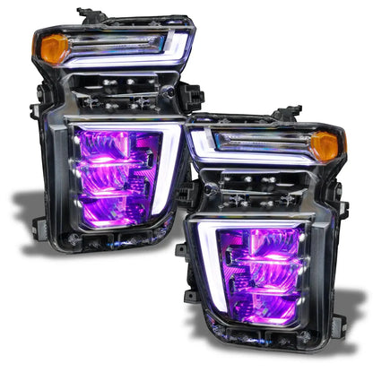 ORACLE Lighting 2020-2023 Chevrolet Silverado HD 2500/3500 ColorSHIFT Demon Eye RGB Upgrade by ORACLE Lighting