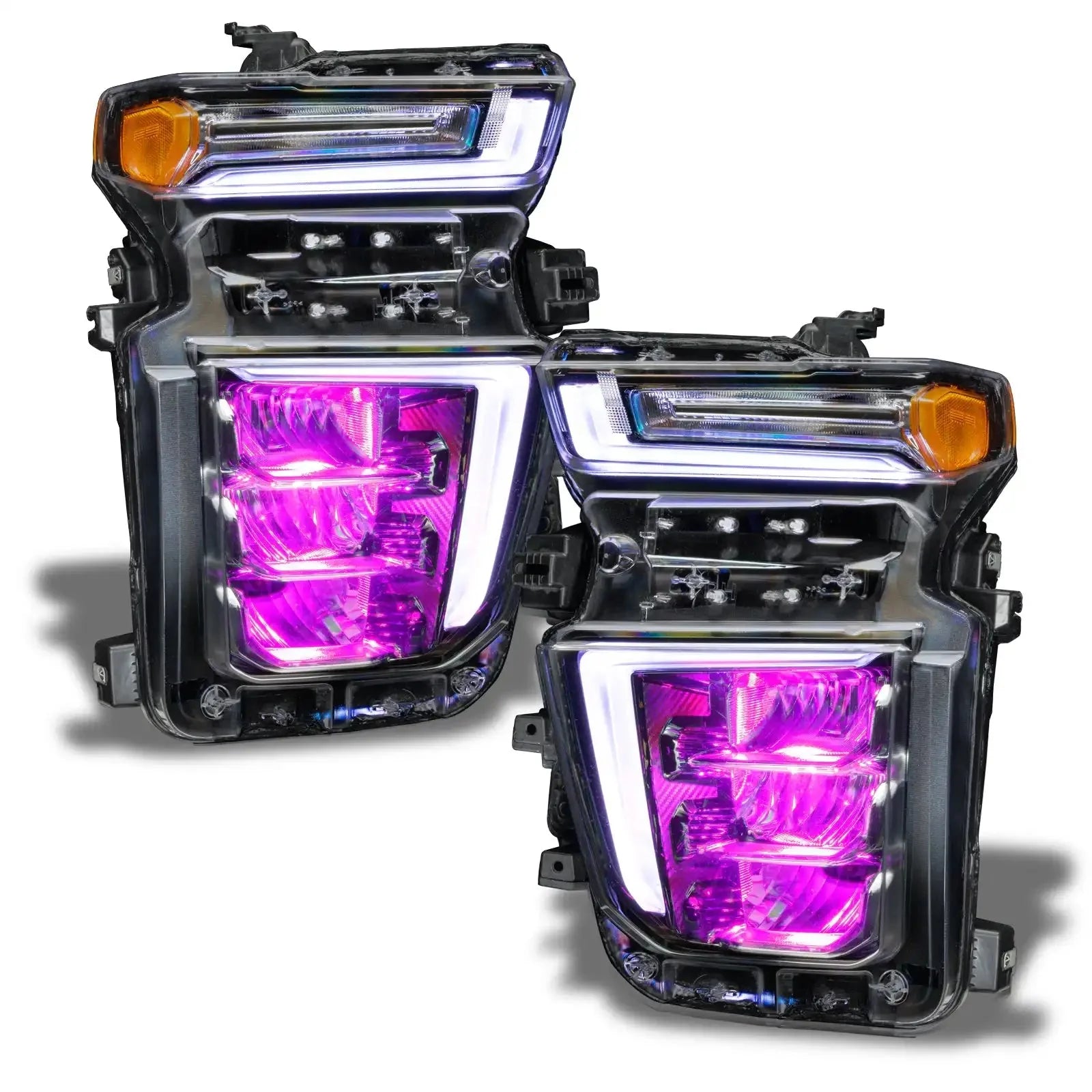 ORACLE Lighting 2020-2023 Chevrolet Silverado HD 2500/3500 ColorSHIFT Demon Eye RGB Upgrade by ORACLE Lighting
