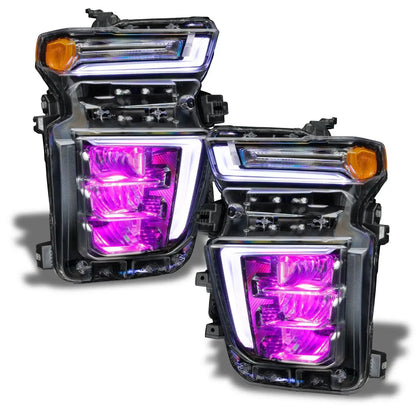ORACLE Lighting 2020-2023 Chevrolet Silverado HD 2500/3500 ColorSHIFT Demon Eye RGB Upgrade by ORACLE Lighting