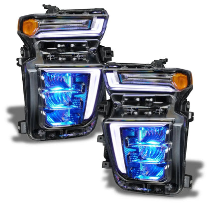 ORACLE Lighting 2020-2023 Chevrolet Silverado HD 2500/3500 ColorSHIFT Demon Eye RGB Upgrade by ORACLE Lighting