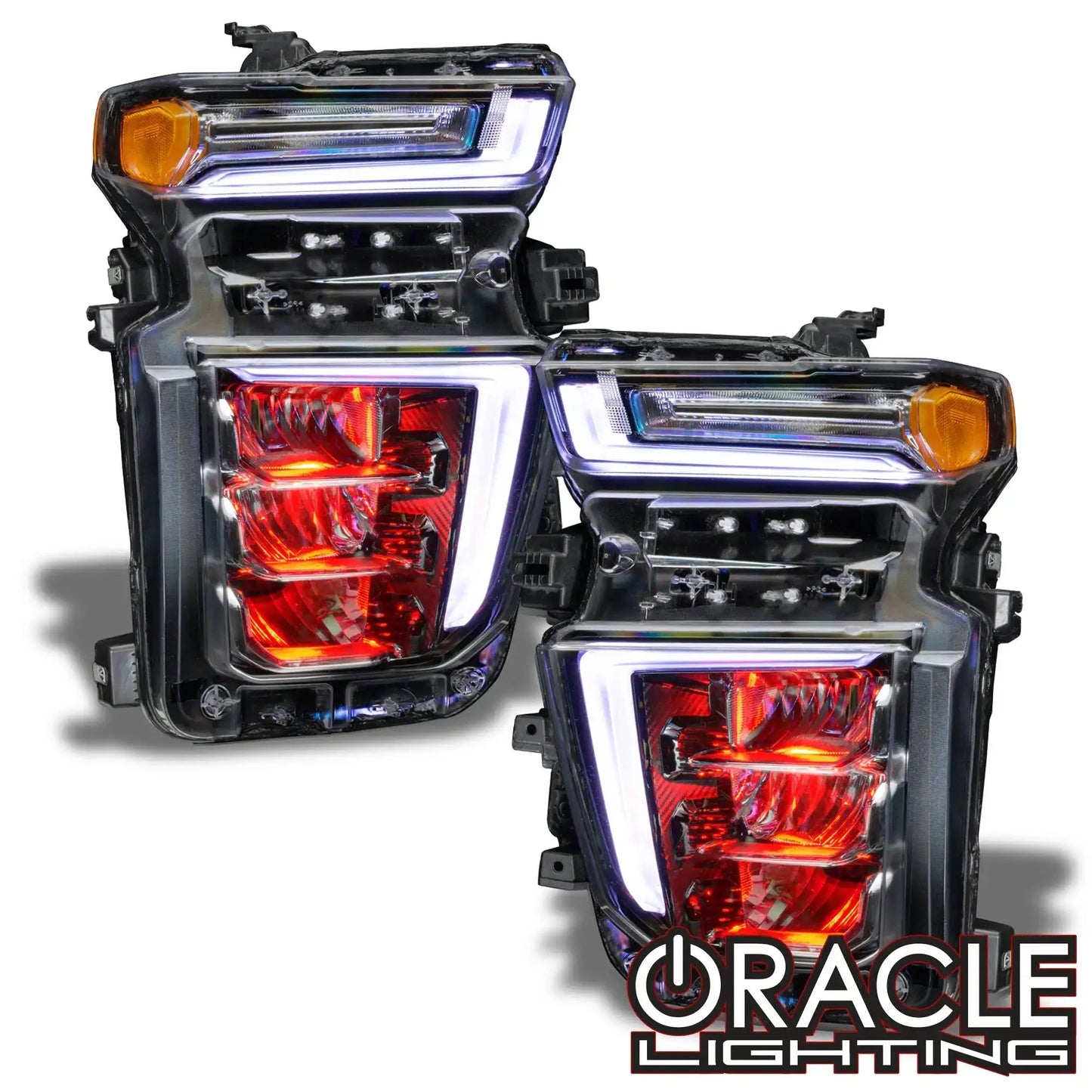 ORACLE Lighting 2020-2023 Chevrolet Silverado HD 2500/3500 ColorSHIFT Demon Eye RGB Upgrade by ORACLE Lighting