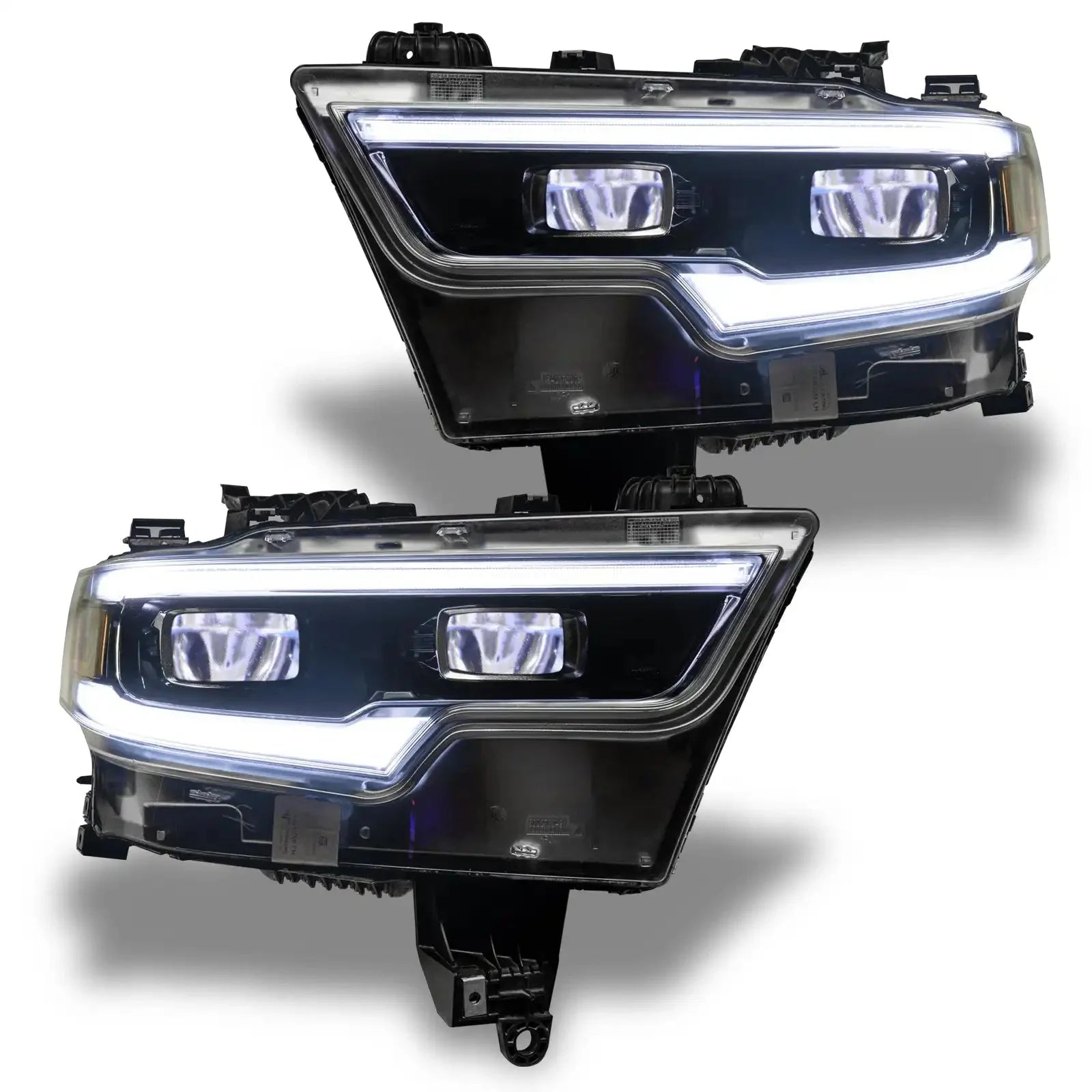 ORACLE Lighting 2019-2024 Ram 1500 ColorSHIFT Headlight Demon Eye Kit - LED Projector Headlights by ORACLE Lighting