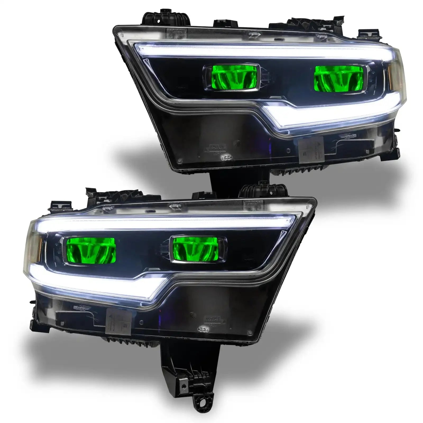 ORACLE Lighting 2019-2024 Ram 1500 ColorSHIFT Headlight Demon Eye Kit - LED Projector Headlights by ORACLE Lighting