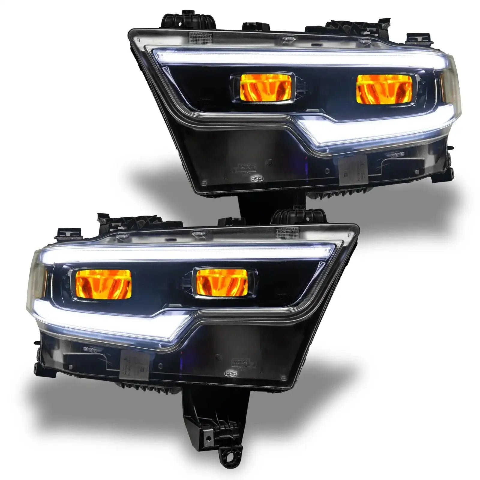 ORACLE Lighting 2019-2024 Ram 1500 ColorSHIFT Headlight Demon Eye Kit - LED Projector Headlights by ORACLE Lighting