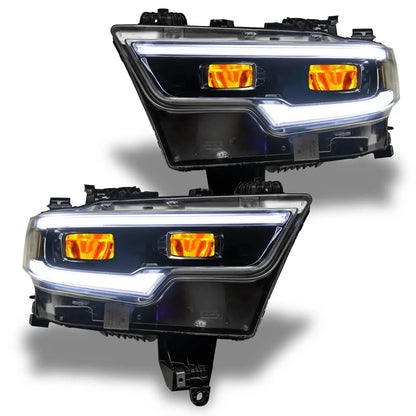 ORACLE Lighting 2019-2024 Ram 1500 ColorSHIFT Headlight Demon Eye Kit - LED Projector Headlights by ORACLE Lighting