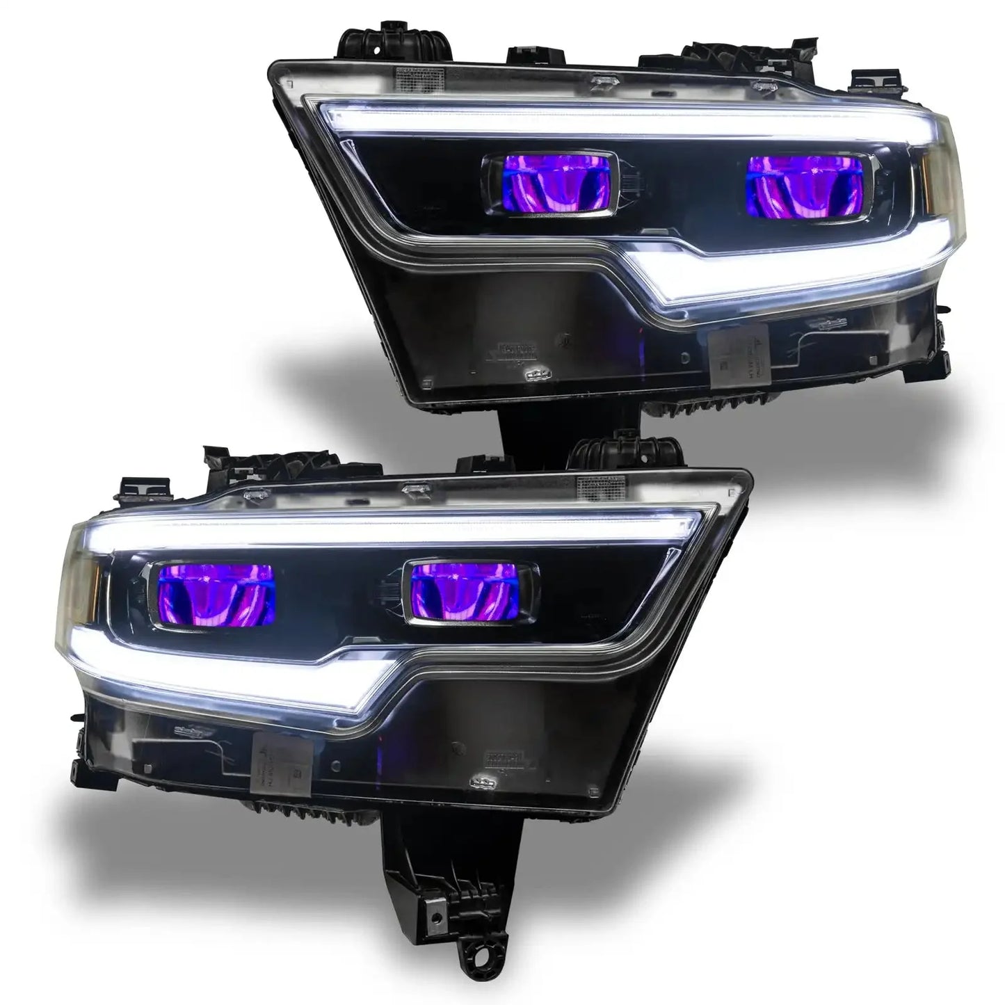 ORACLE Lighting 2019-2024 Ram 1500 ColorSHIFT Headlight Demon Eye Kit - LED Projector Headlights by ORACLE Lighting