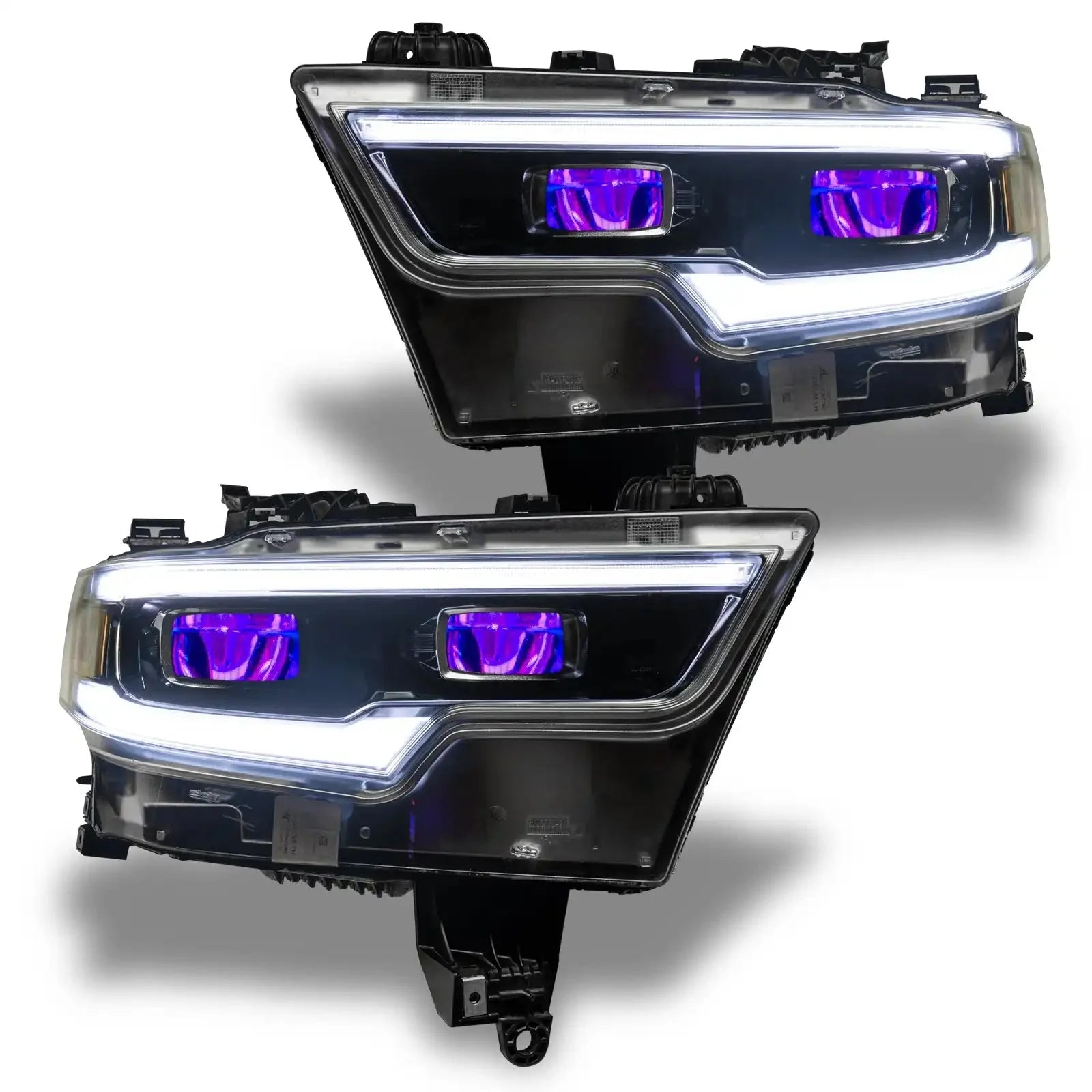 ORACLE Lighting 2019-2024 Ram 1500 ColorSHIFT Headlight Demon Eye Kit - LED Projector Headlights by ORACLE Lighting