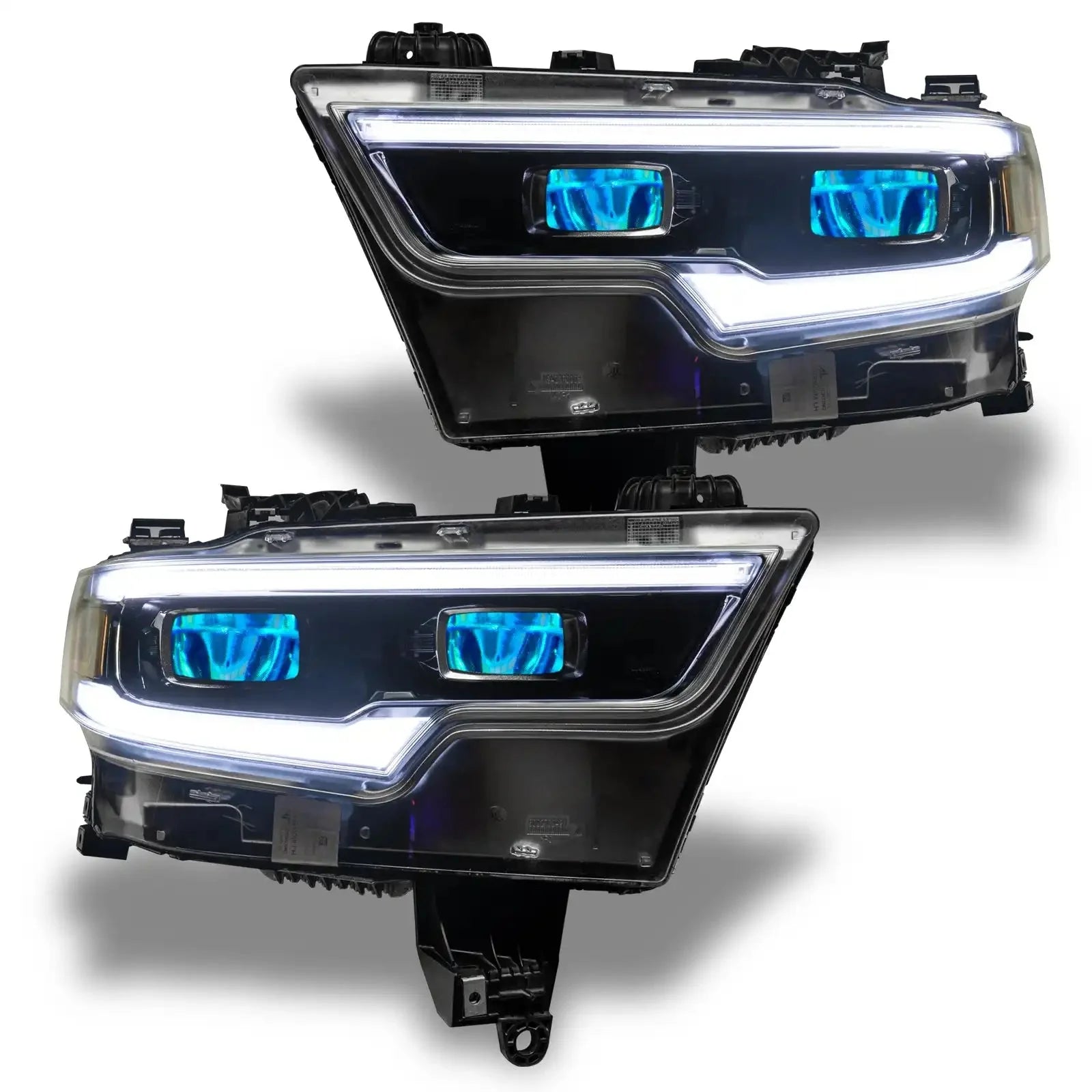 ORACLE Lighting 2019-2024 Ram 1500 ColorSHIFT Headlight Demon Eye Kit - LED Projector Headlights by ORACLE Lighting
