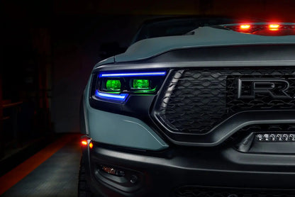 ORACLE Lighting 2019-2024 Ram 1500 ColorSHIFT Headlight Demon Eye Kit - LED Projector Headlights by ORACLE Lighting