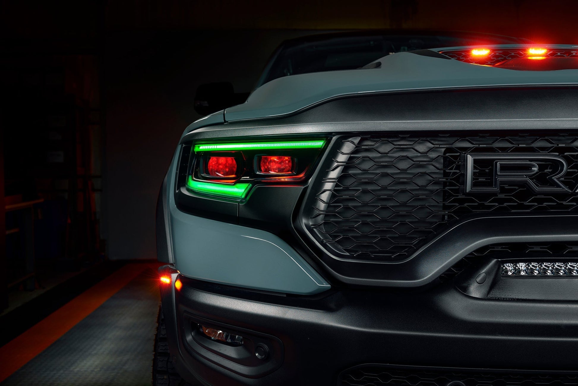 ORACLE Lighting 2019-2024 Ram 1500 RGBW+A Headlight DRL Upgrade Kit - LED Projector Headlights by ORACLE Lighting