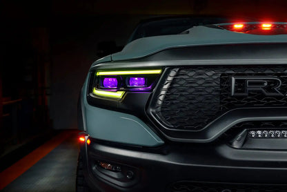 ORACLE Lighting 2019-2024 Ram 1500 ColorSHIFT Headlight Demon Eye Kit - LED Projector Headlights by ORACLE Lighting