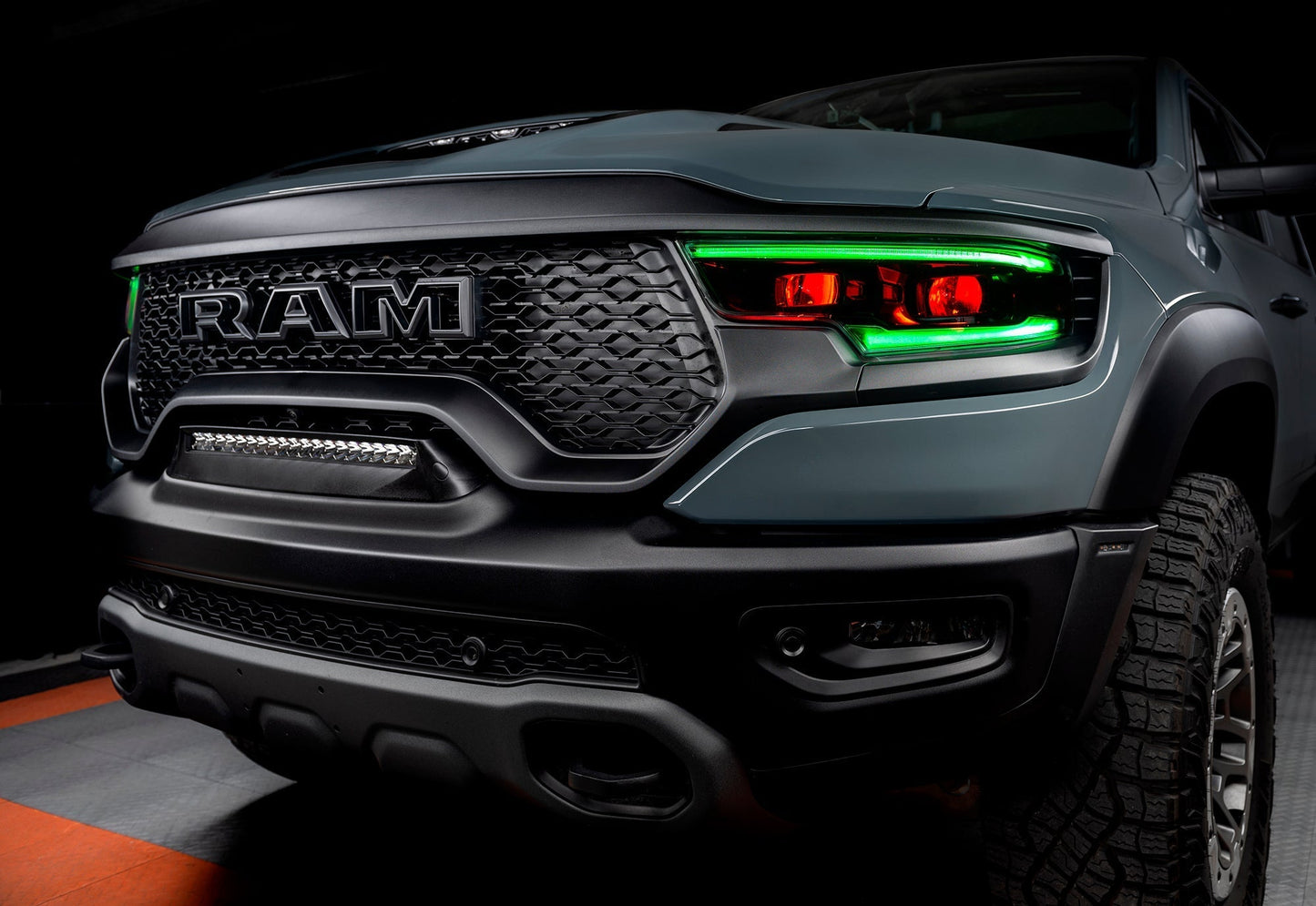 ORACLE Lighting 2019-2024 Ram 1500 RGBW+A Headlight DRL Upgrade Kit - LED Projector Headlights by ORACLE Lighting