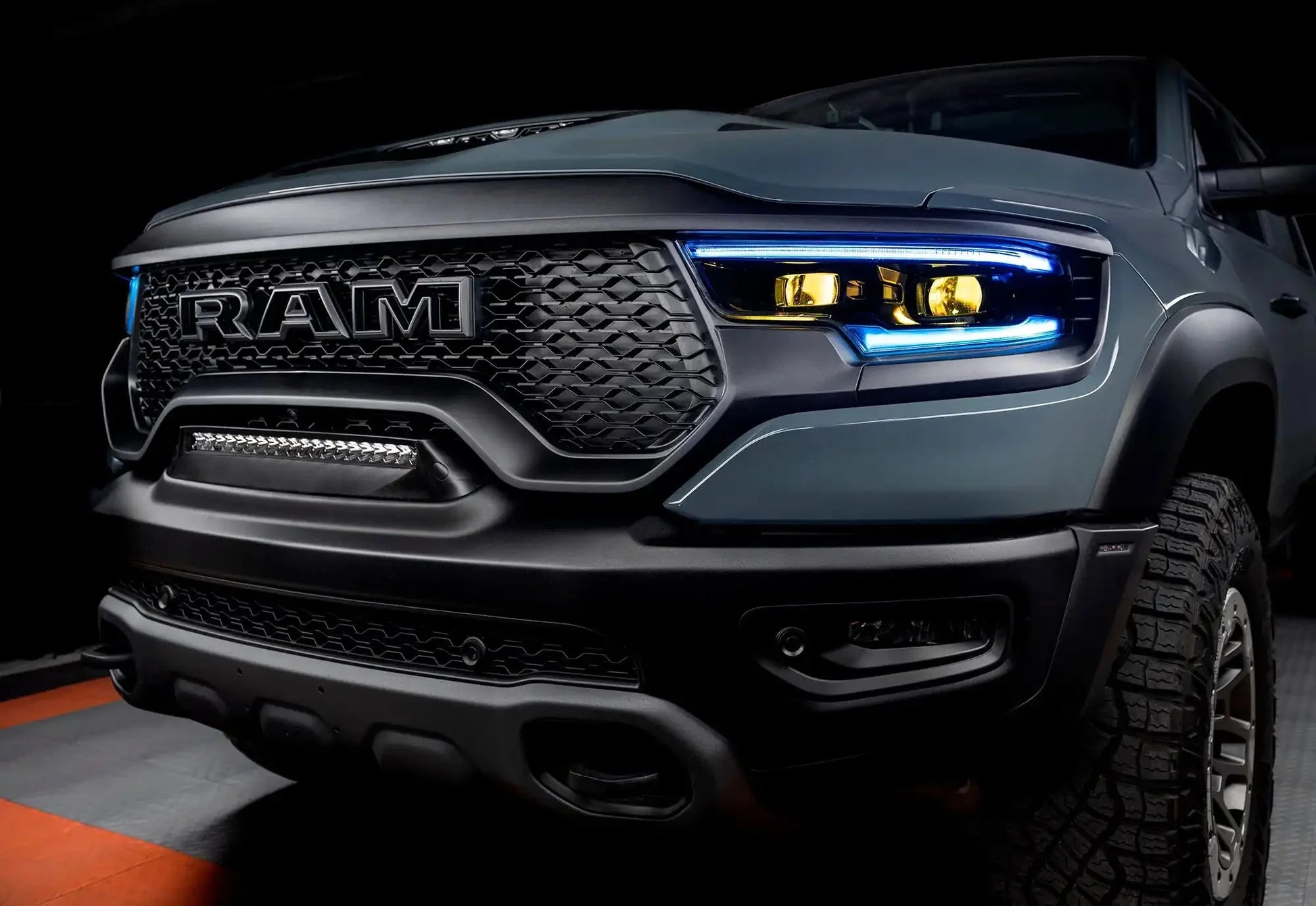 ORACLE Lighting 2019-2024 Ram 1500 ColorSHIFT Headlight Demon Eye Kit - LED Projector Headlights by ORACLE Lighting