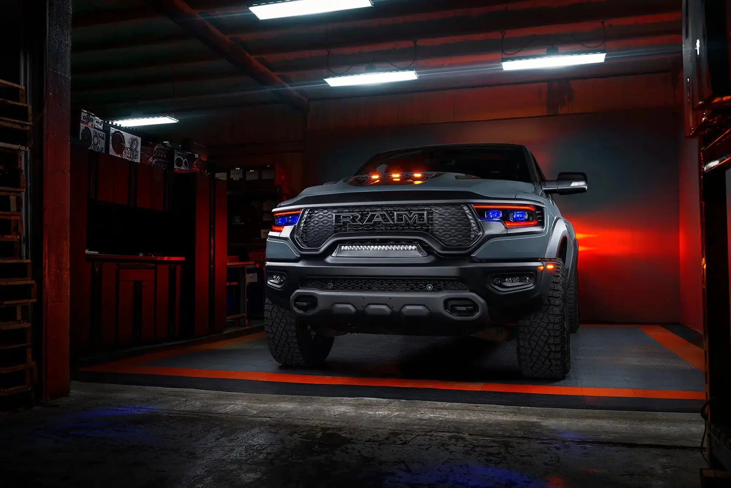 ORACLE Lighting 2019-2024 Ram 1500 ColorSHIFT Headlight Demon Eye Kit - LED Projector Headlights by ORACLE Lighting