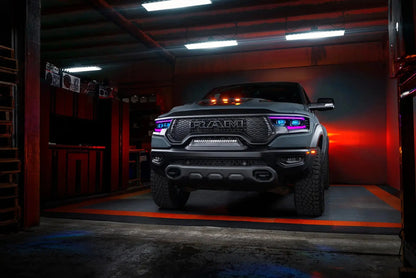 ORACLE Lighting 2019-2024 Ram 1500 ColorSHIFT Headlight Demon Eye Kit - LED Projector Headlights by ORACLE Lighting