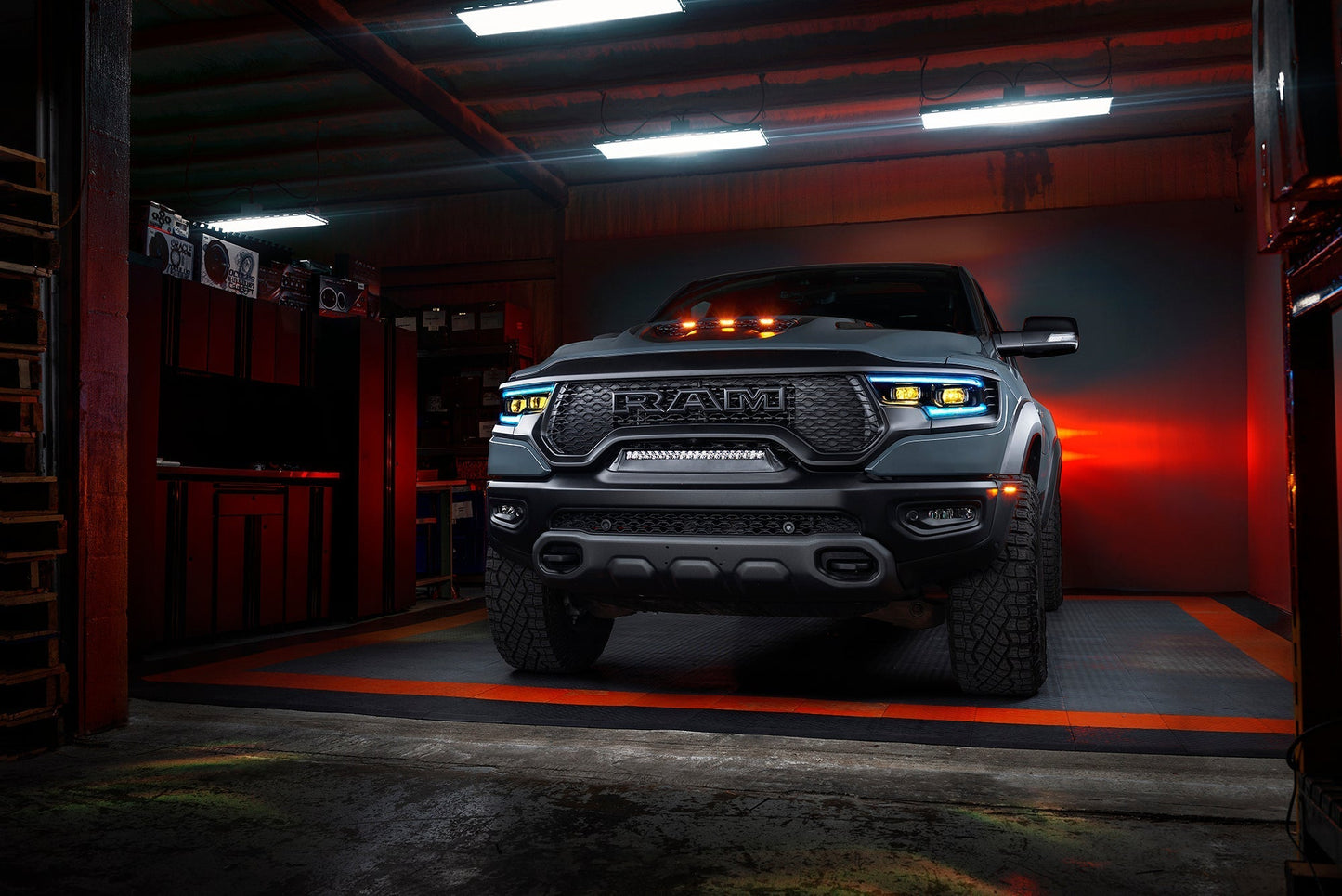ORACLE Lighting 2019-2024 Ram 1500 RGBW+A Headlight DRL Upgrade Kit - LED Projector Headlights by ORACLE Lighting