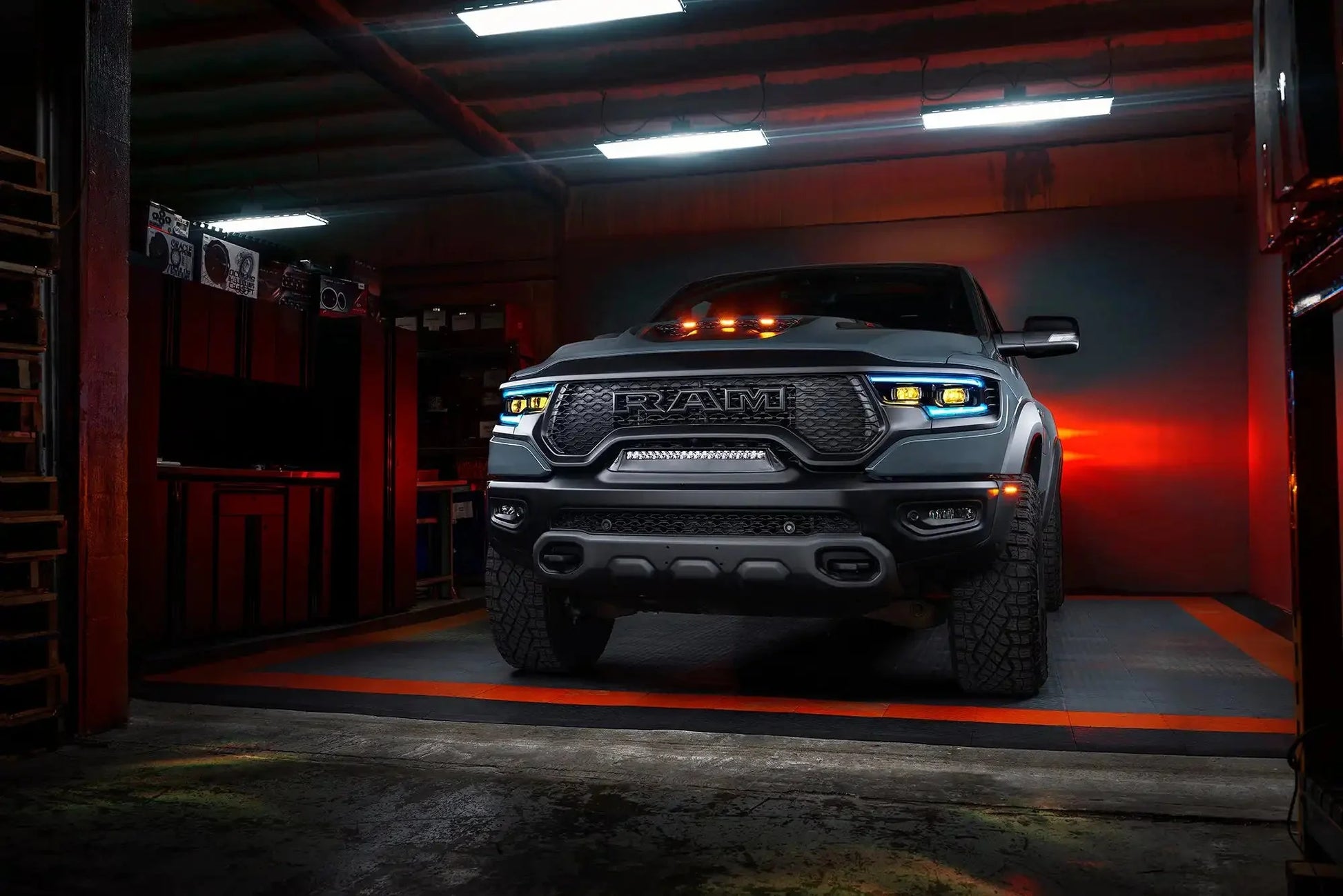 ORACLE Lighting 2019-2024 Ram 1500 ColorSHIFT Headlight Demon Eye Kit - LED Projector Headlights by ORACLE Lighting