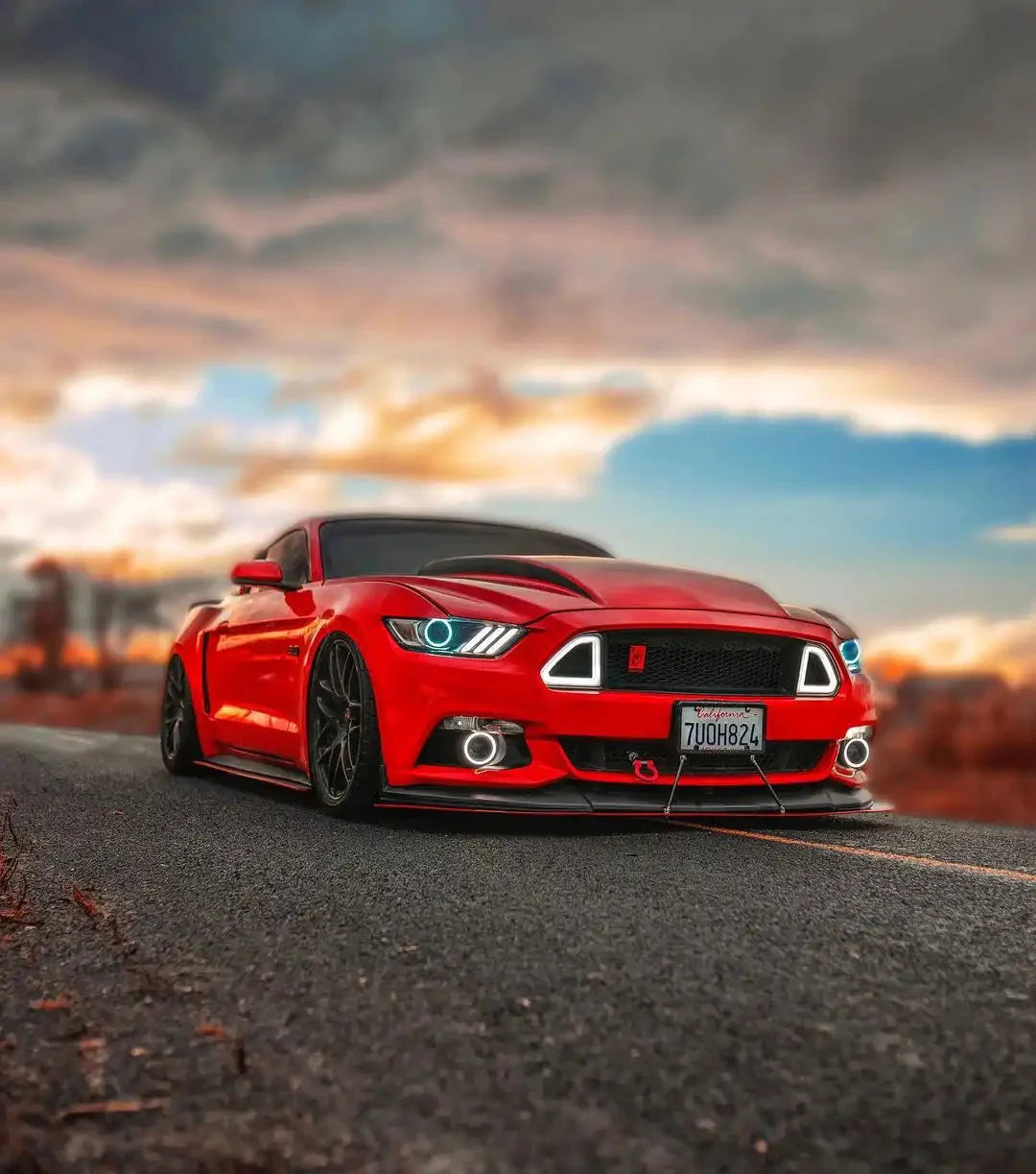 ORACLE Lighting 2015-2017 Ford Mustang V6/GT/Shelby ColorSHIFT DRL Upgrade w/Halo Kit by ORACLE Lighting