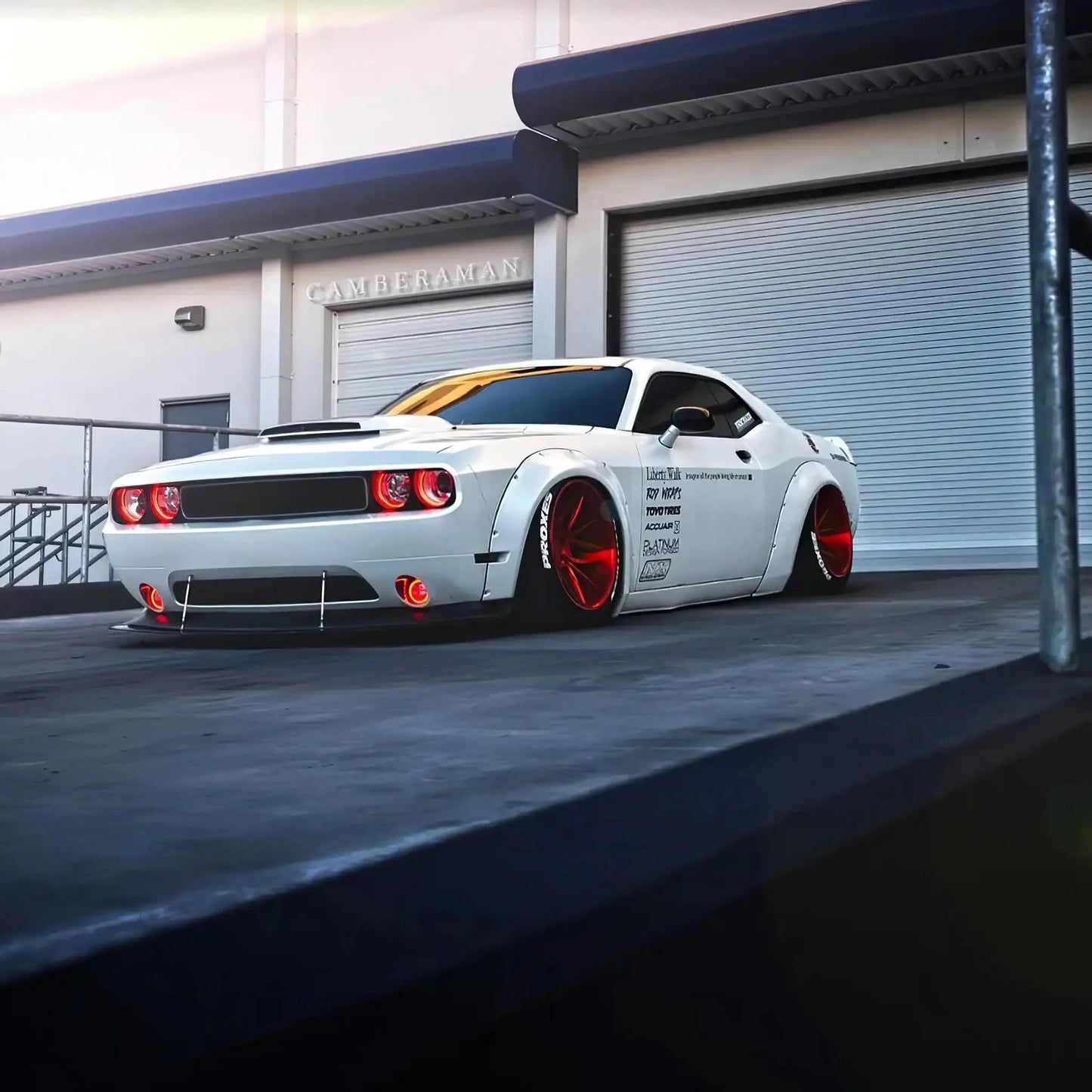 2008-2014 Dodge Challenger Dynamic ColorSHIFT Surface Mount Headlight & Fog Light Halo Kit - COMBO by ORACLE Lighting