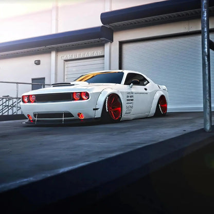 2008-2014 Dodge Challenger Dynamic ColorSHIFT Surface Mount Headlight & Fog Light Halo Kit - COMBO by ORACLE Lighting