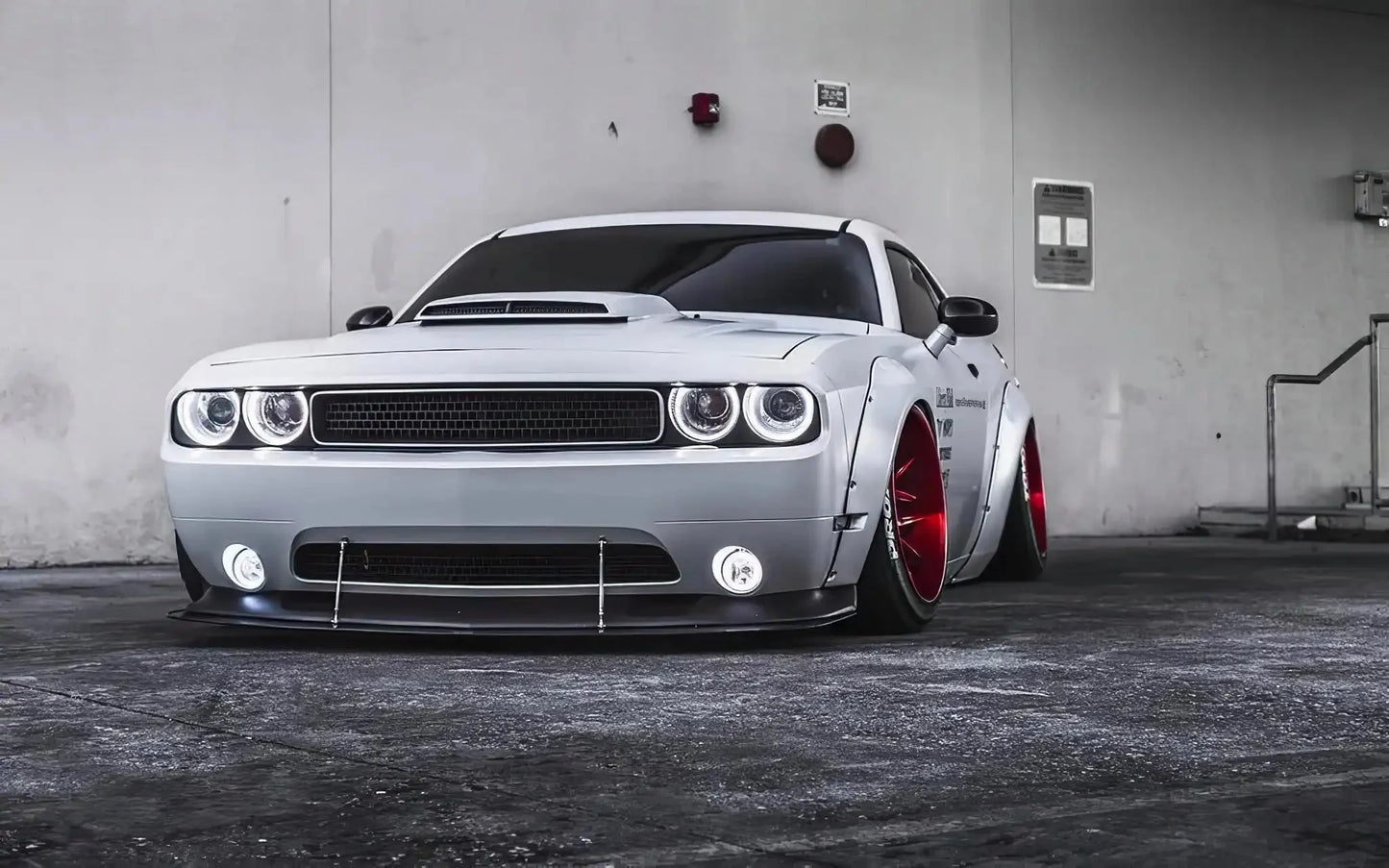 2008-2014 Dodge Challenger Dynamic ColorSHIFT Surface Mount Headlight & Fog Light Halo Kit - COMBO by ORACLE Lighting