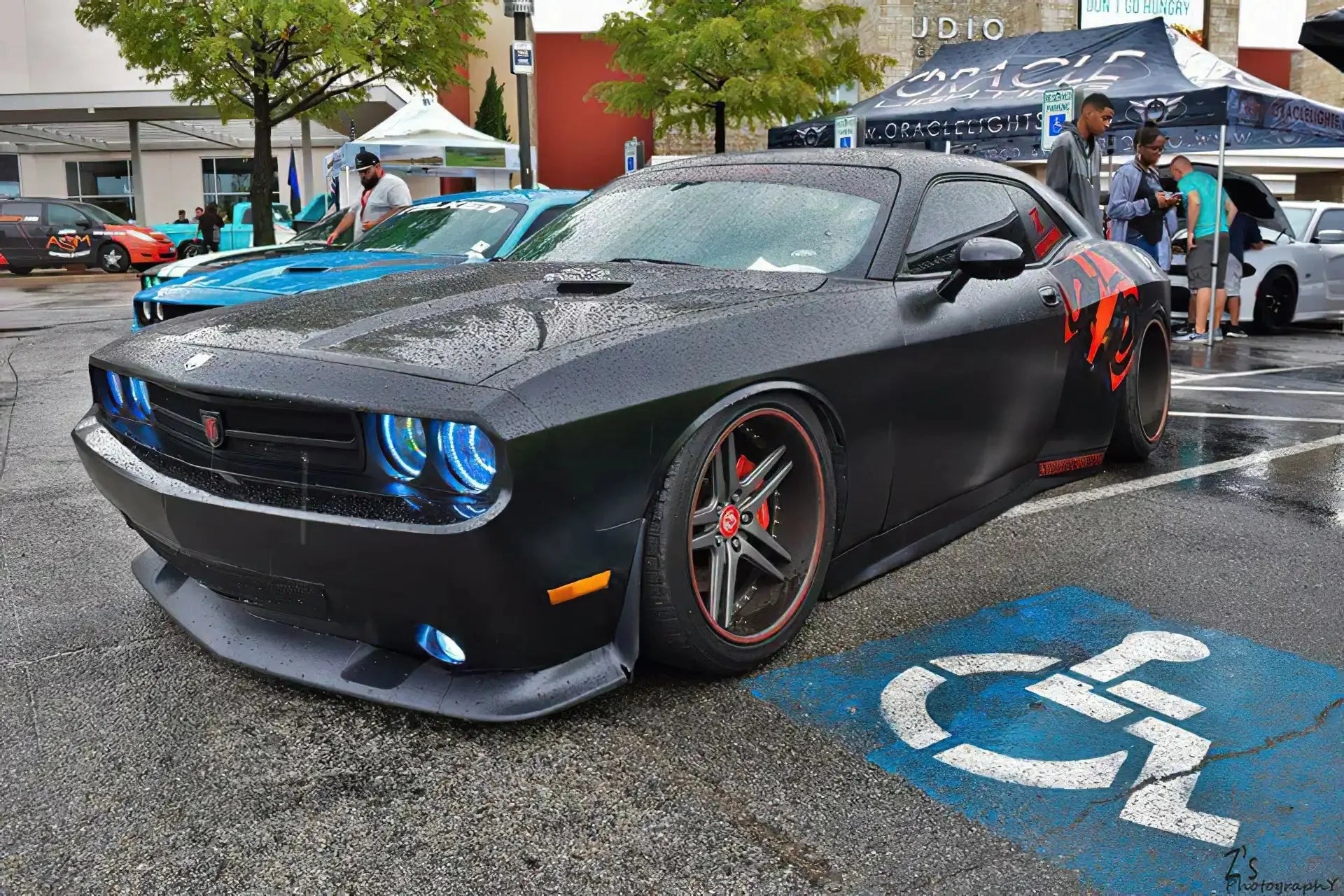 2008-2014 Dodge Challenger Dynamic ColorSHIFT Surface Mount Headlight & Fog Light Halo Kit - COMBO by ORACLE Lighting