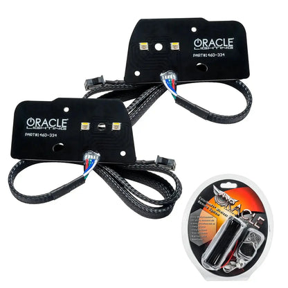 ORACLE Lighting 2021-2023 Ford F-150 ColorSHIFT RGB+W Headlight DRL Upgrade Kit by ORACLE Lighting