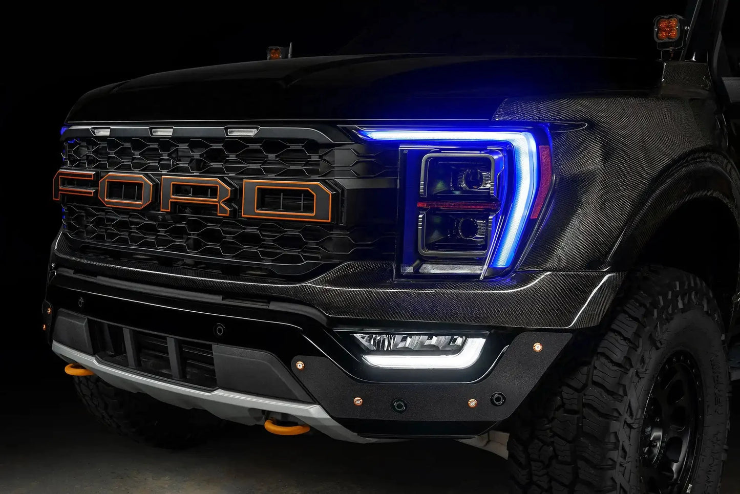 ORACLE Lighting 2021-2023 Ford F-150 ColorSHIFT RGB+W Headlight DRL Upgrade Kit by ORACLE Lighting