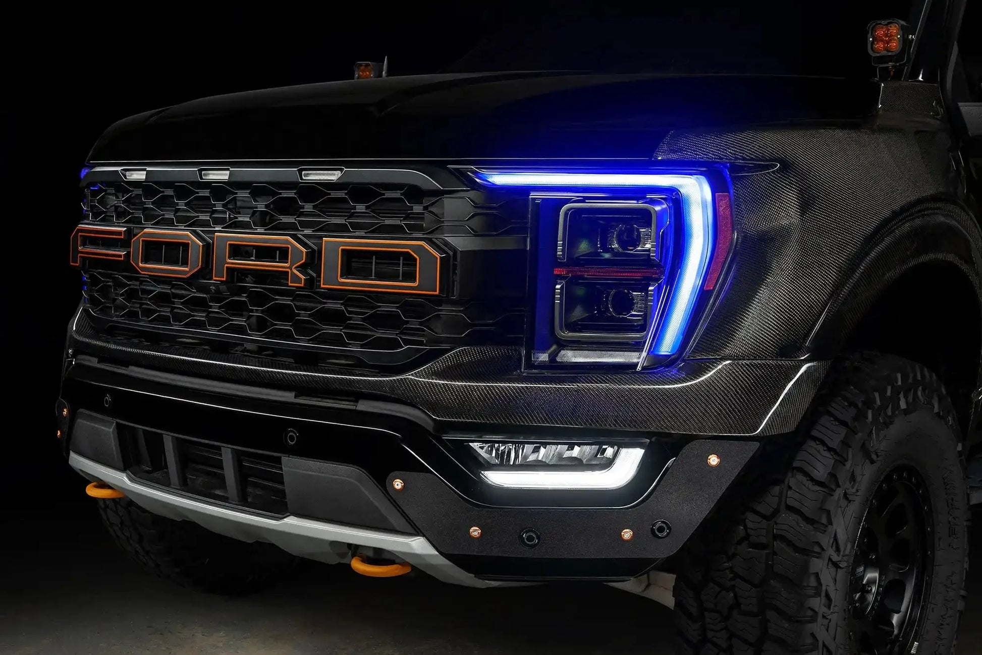 ORACLE Lighting 2021-2023 Ford F-150 ColorSHIFT RGB+W Headlight DRL Upgrade Kit by ORACLE Lighting