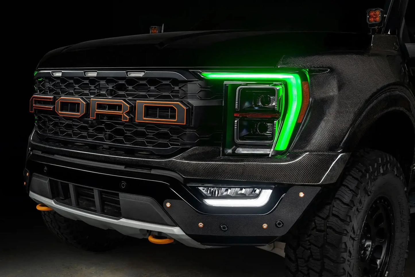 ORACLE Lighting 2021-2023 Ford F-150 ColorSHIFT RGB+W Headlight DRL Upgrade Kit by ORACLE Lighting