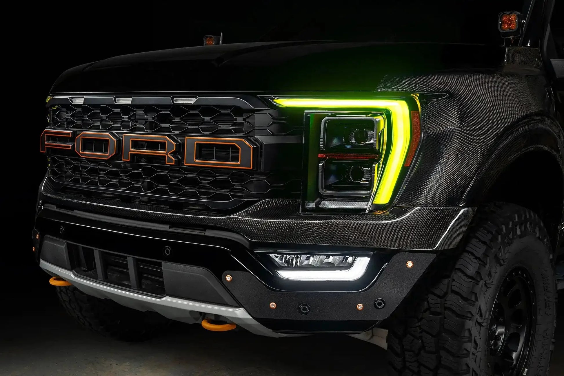 ORACLE Lighting 2021-2023 Ford F-150 ColorSHIFT RGB+W Headlight DRL Upgrade Kit by ORACLE Lighting