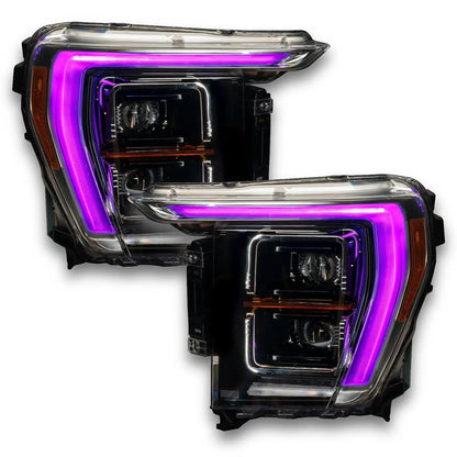 ORACLE Lighting 2021-2023 Ford F-150 ColorSHIFT RGB+W Headlight DRL Upgrade Kit by ORACLE Lighting