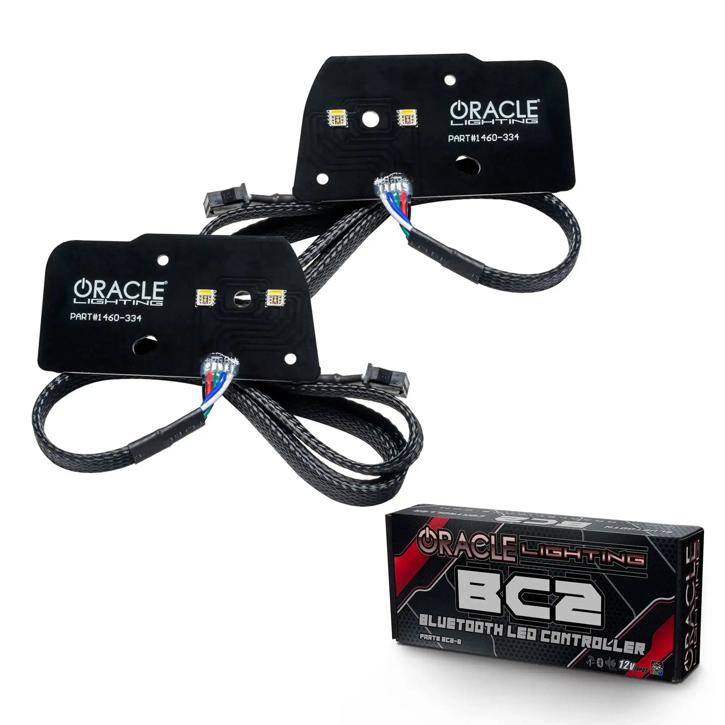 ORACLE Lighting 2021-2023 Ford F-150 ColorSHIFT RGB+W Headlight DRL Upgrade Kit by ORACLE Lighting