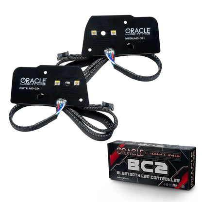 ORACLE Lighting 2021-2023 Ford F-150 ColorSHIFT RGB+W Headlight DRL Upgrade Kit by ORACLE Lighting