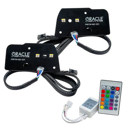 ORACLE Lighting 2021-2023 Ford F-150 ColorSHIFT RGB+W Headlight DRL Upgrade Kit by ORACLE Lighting