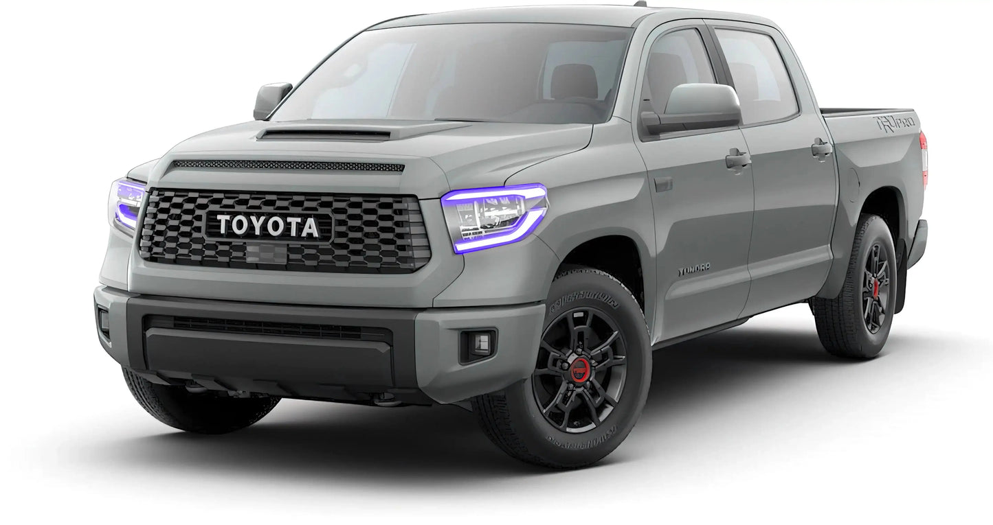 ORACLE Lighting 2018-2021 Toyota Tundra Dynamic ColorSHIFT Headlight DRL Upgrade Kit by ORACLE Lighting