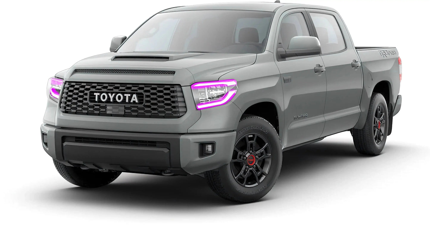 ORACLE Lighting 2018-2021 Toyota Tundra Dynamic ColorSHIFT Headlight DRL Upgrade Kit by ORACLE Lighting