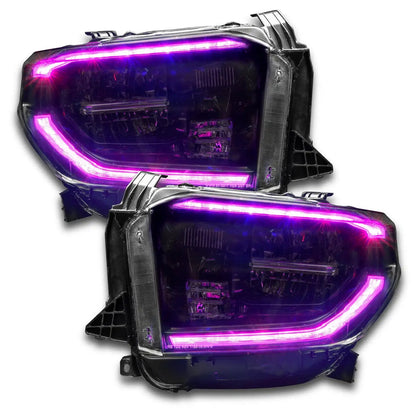 ORACLE Lighting 2018-2021 Toyota Tundra Dynamic ColorSHIFT Headlight DRL Upgrade Kit by ORACLE Lighting
