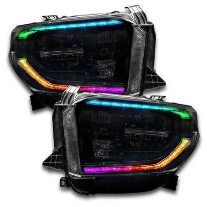ORACLE Lighting 2018-2021 Toyota Tundra Dynamic ColorSHIFT Headlight DRL Upgrade Kit by ORACLE Lighting