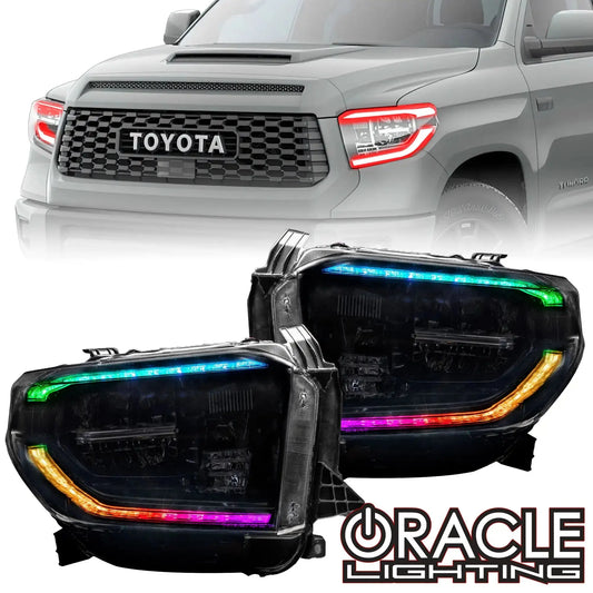 ORACLE Lighting 2018-2021 Toyota Tundra Dynamic ColorSHIFT Headlight DRL Upgrade Kit by ORACLE Lighting