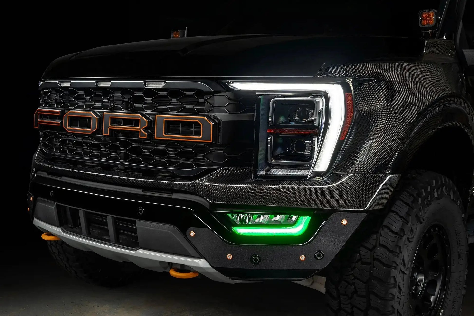 ORACLE Lighting 2021-2023 Ford F-150 ColorSHIFT RGB+W Fog Light DRL Upgrade Kit by ORACLE Lighting