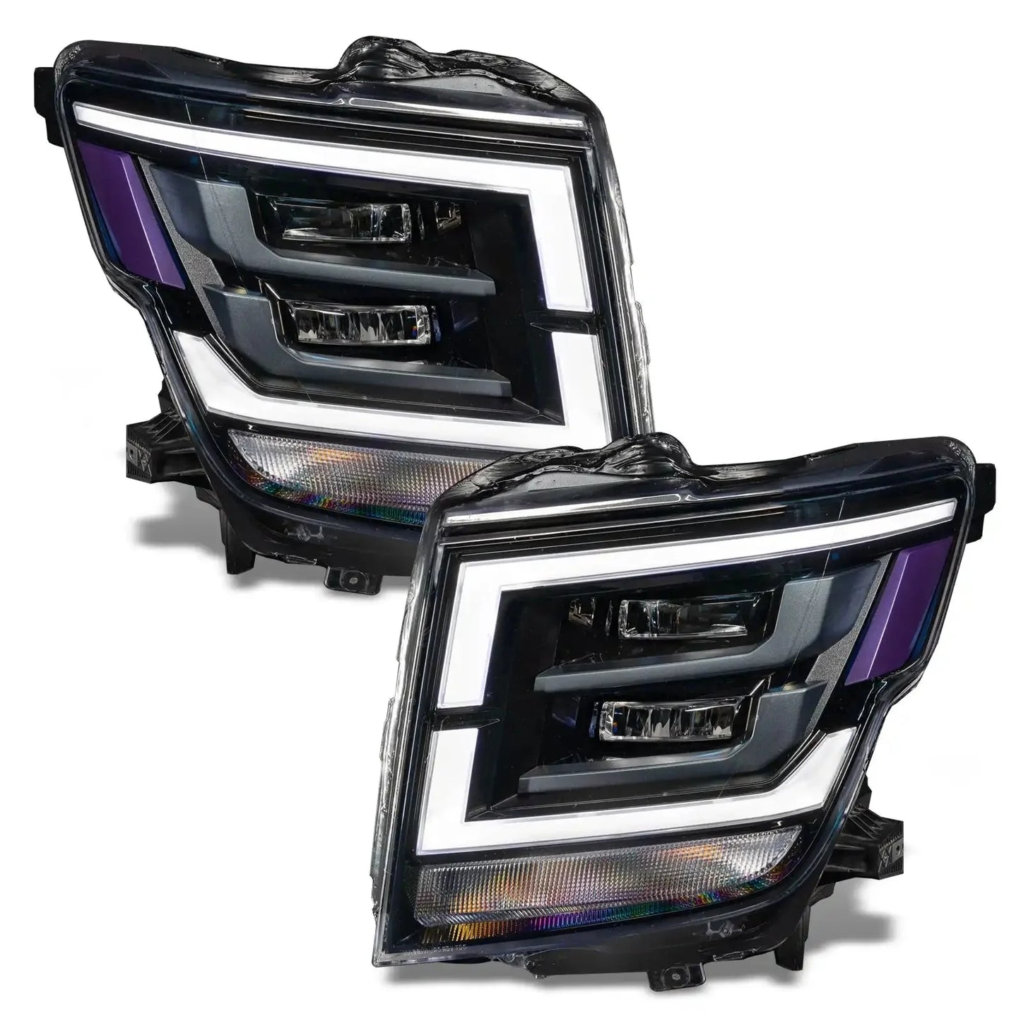 ORACLE Lighting 2021-2024 Nissan Titan ColorSHIFT RGB+W Headlight DRL Upgrade by ORACLE Lighting