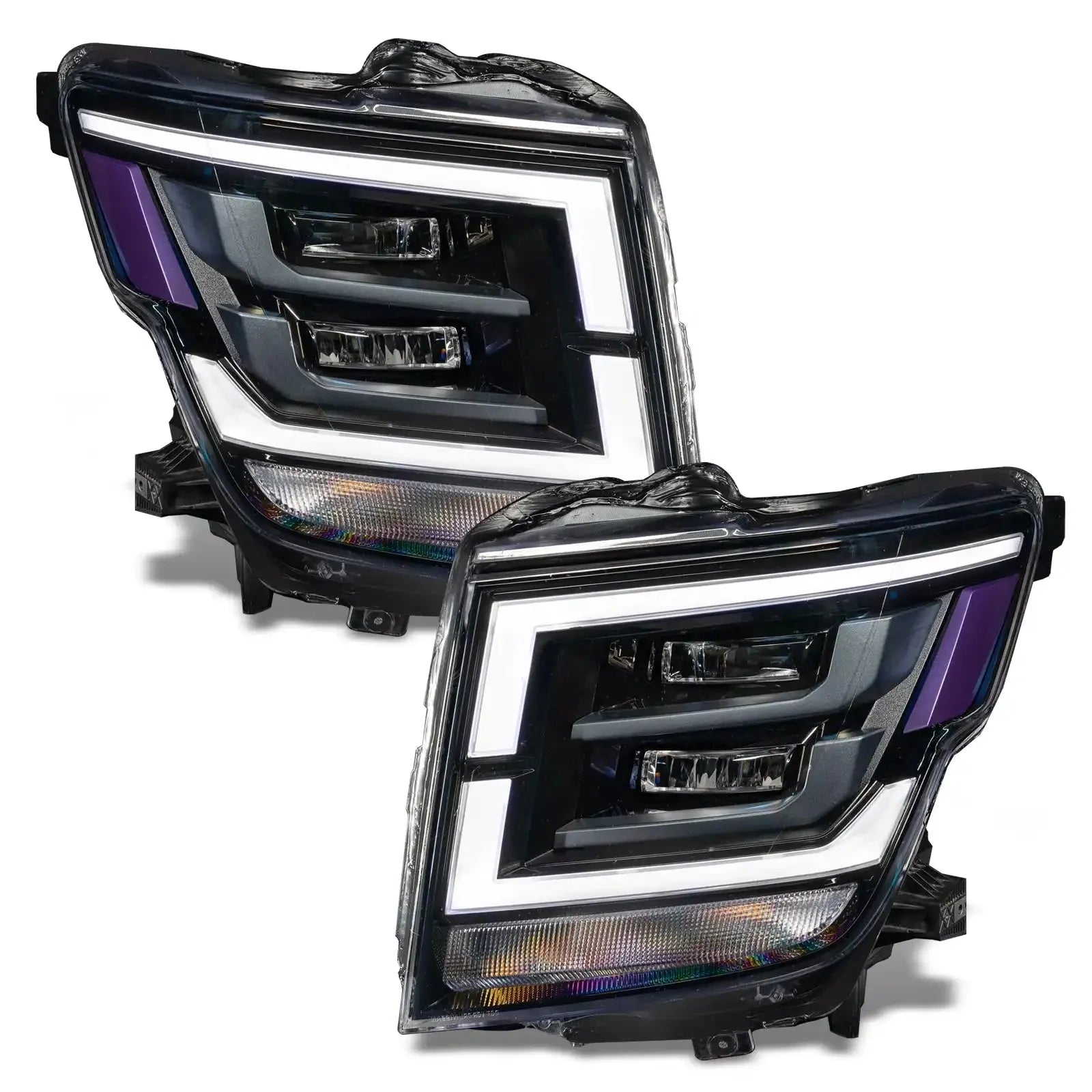 ORACLE Lighting 2021-2024 Nissan Titan ColorSHIFT RGB+W Headlight DRL Upgrade by ORACLE Lighting