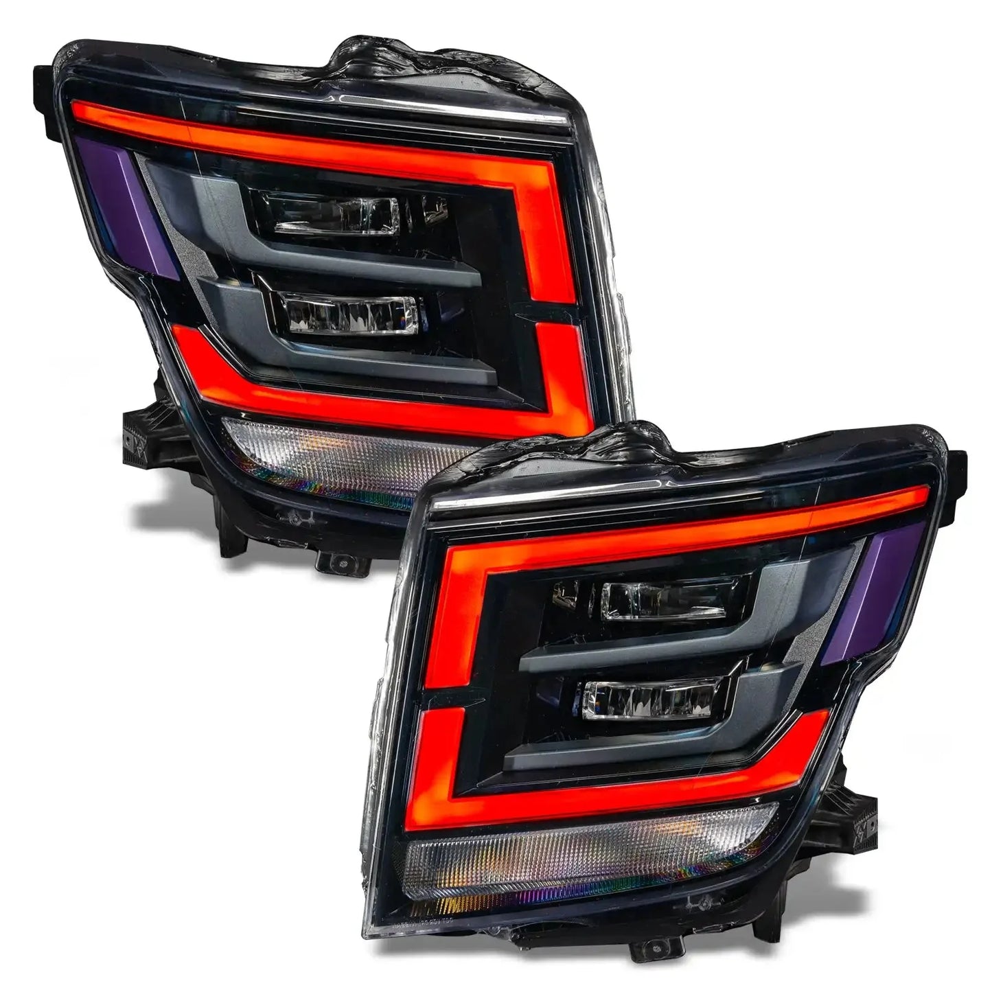 ORACLE Lighting 2021-2024 Nissan Titan ColorSHIFT RGB+W Headlight DRL Upgrade by ORACLE Lighting