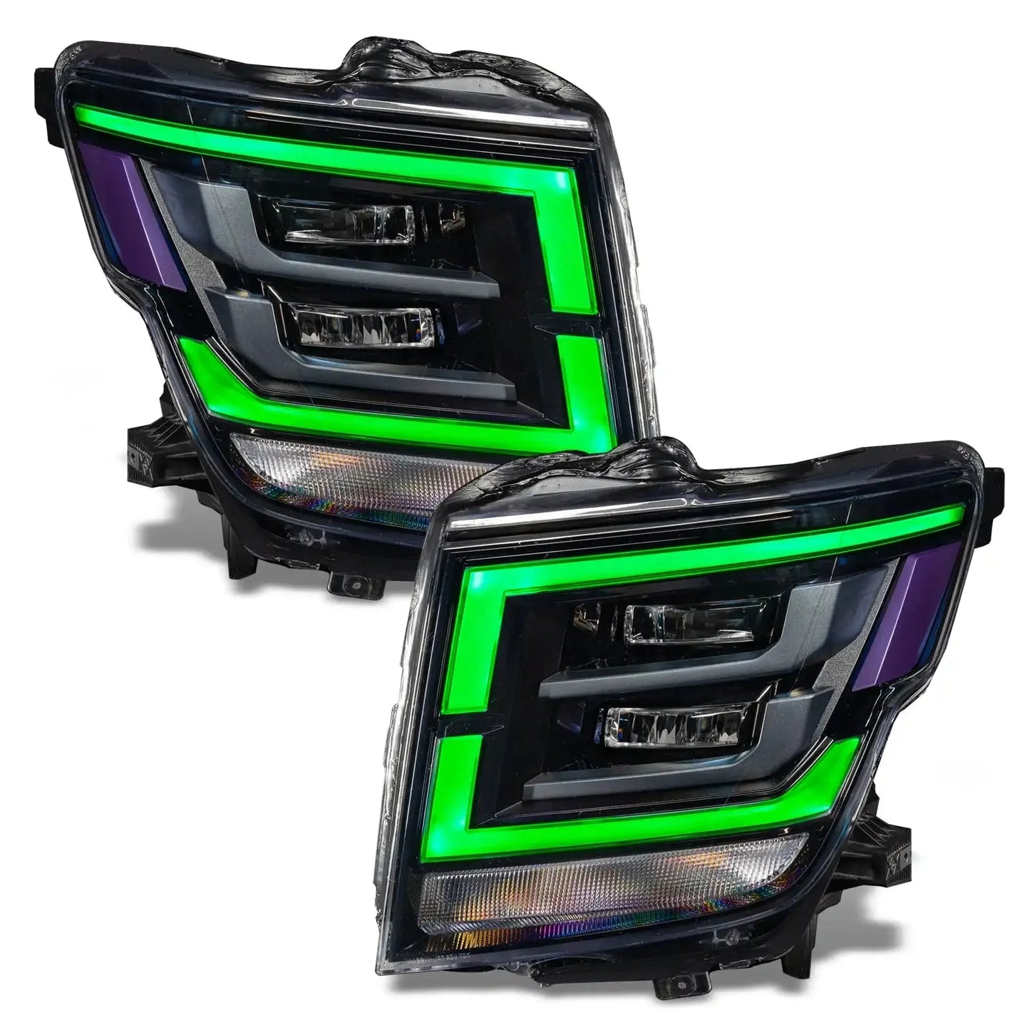 ORACLE Lighting 2021-2024 Nissan Titan ColorSHIFT RGB+W Headlight DRL Upgrade by ORACLE Lighting